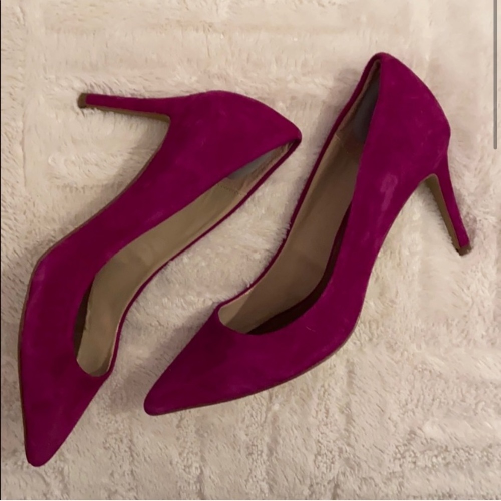 {Steve Madde } Local Suede Pointed Toe Pumps